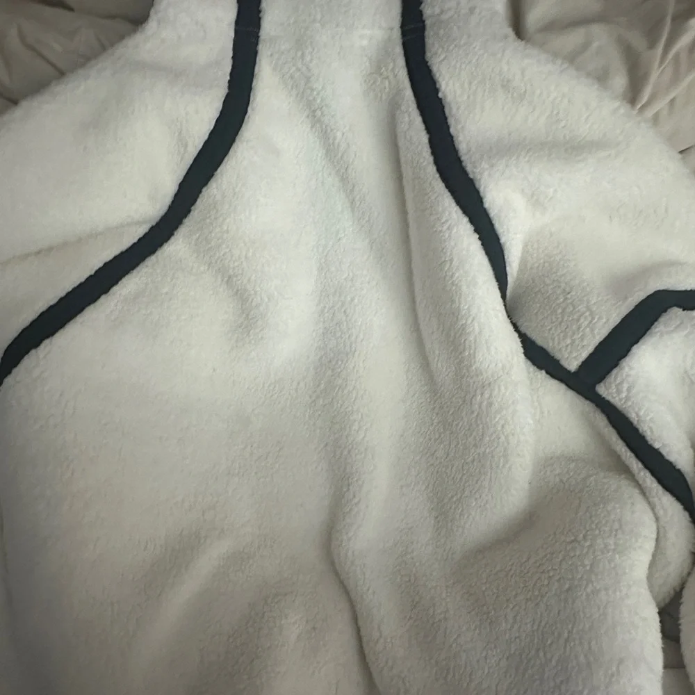 Free People Mountain High 1/2 Zip in White Combo - Picture 4 of 5